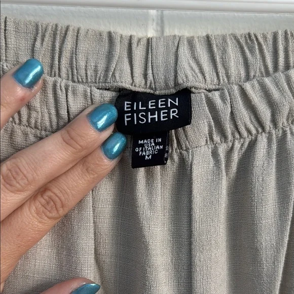 Eileen Fisher Lightweight Wide-Leg Pant Sz Med - Picture 2 of 5
